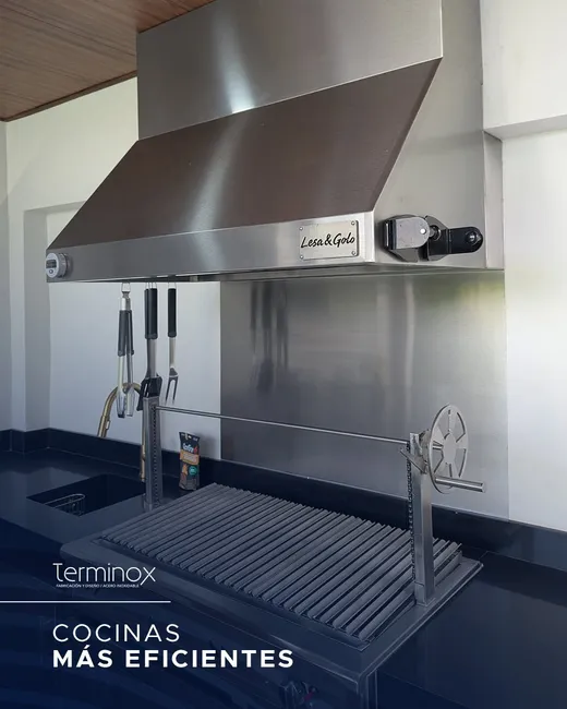 Campanas extractoras de acero inoxidable — proyecto Terminox