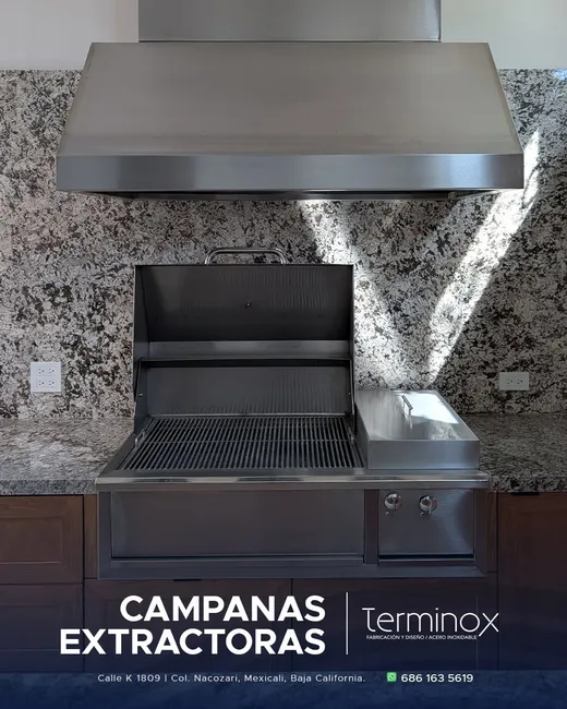 Cocinas industriales de acero inoxidable — proyecto Terminox